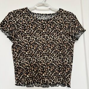 AE Leopard Print Women's Top